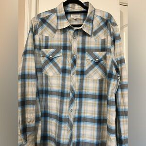 Tecovas men’s pearl snap long sleeve shirt XL
